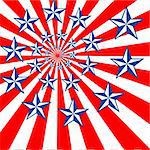 US Flag Abstract