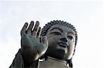 Tian Tan Giant Buddha overlooking with love from Hong Kong China