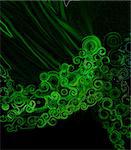 beautiful background of spirals with neon effect