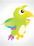 abstract colorful bird icon vector illustration