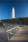 lighthouse of trafalgar cape in cadiz andalusia spain