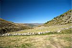 mountains at gredos natural park in avila spain