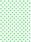 Vector eps8  White background with green polka dots.