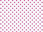 Vector eps8  White background with pink polka dots.