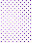 Vector eps8 White background with purple polka dots.