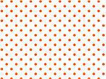 Vector eps8 White background with orange polka dots.