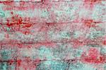 green and red grunge aged paint wall texture background