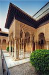 Alhambra patio, Granada, Spain