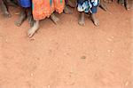 The Feet of Children Living in Poverty in Uganda, Africa