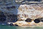 Cliffs in Pictured Rocks National Lakeshore