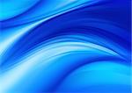 Vector illustration of blue abstract composition