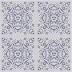 Seamless floral tile pattern. This image is a vector illustration