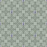 Seamless green and purple floral wallpaper. This image is a vector illustration