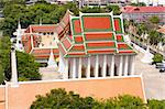 temple thai on the bird eye view