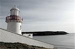 lighthouse during a sunny day on the rocks in youghal county cork ireland