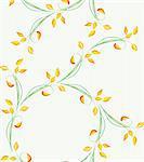 Seamless floral background. Illustration for your design.