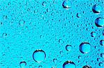 Blue water bubbles. Nature collection.