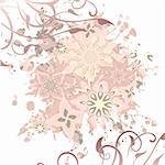floral background, this  illustration may be useful  as designer work