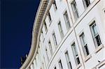 distinctive curved facade of buildings on regency palmeira square in brighton england