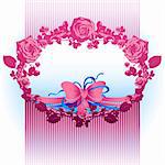 floral background, this  illustration may be useful  as designer work