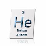 There is a chemical element Helium with all information about it