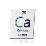 There is a chemical element calcium with all information about it