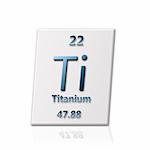 There is a chemical element titanium with all information about it