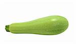 Vegetable marrow isolated on white background