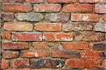 Old brick wall background horizontal
