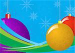 xmas card vector illustration, Christmas abstract background
