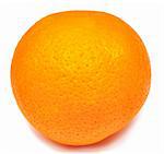 juicy orange isolated on a white background