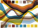 Abstract background composition - vector illustration .