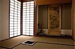 Interior of a traditional Japanese room, every detail is original