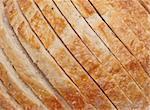 Fresh Slice Bread Loaf Close Up Detail