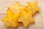 Carambola Starfruit is a Sweet Fruit From Asia.