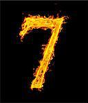 7 (seven), fire figure