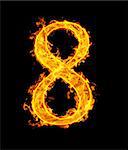 8 (eight), fire figure