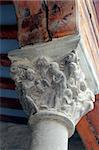 Jaca cathedral chapiter romanesque king David Pyrenees Spain Huesca