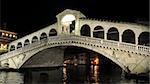 Ponte di Rialto bridge in Venice (Venezia), Italy