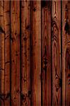 Texture - old wooden boards of brown color