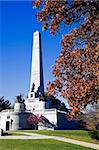 Lincoln's Tomb in Springfield, Illinois, USA.