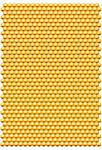 Bee honeycombs pattern isolated on a white background