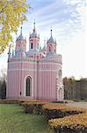 Chesmenn l'église de Saint-Pétersbourg, en Russie. Gothique de style anglais.