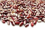 A lot of spotted kidney beans