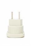 Electric adaptor isolated on the white background