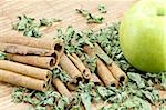 Cinnamon Sticks with apple