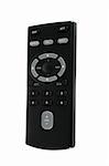 Remote control on a white background