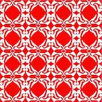 seamless red floral pattern background excellent