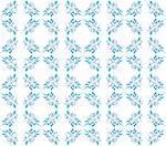 excellent floral seamless blue ornate background. vector illustration