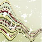 Vector - Colorful wavy / curvy abstract lines